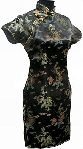 CK sky Women's Chinese Cheongsam Qipao Dragon Dress