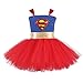 AQTOPS Super Hero Costume Little Girls