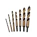 Norseman 7pc Acrylic Point Drill Set with Soft Case Black/gold