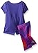 Adidas Baby Girls' Short Sleeve Tee and Capri Set, Simply Purple, 6 Months