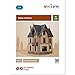 Chemin de fer modèle. 3d Puzzle. Villa Vesinet. 1/87 H0. Innovative 3D-Puzzles Clever Paper VILLA IN VESINET/ France Cardboard Set UMBUM