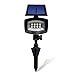 [Upgraded 400 Lumens] Solar Powered Led Spotlight 2 in 1 Installation Waterproof 8 LED Solar Spot light Adjustable Wall Light, Security Lighting, Path Lights, Landscape Solar Flag Pole Light, Etc