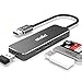 USB 3.0 Hub, Atolla 3 Ports USB 3.0 Splitter Portable Aluminum Data Hub with SD&TF Card Reader for iMac, MacBook or Any Other USB Devices.