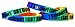 Novel Merk LGBT Gay Pride & I Support LGBT Rights Rainbow Silicone Rubber Band Wristband Bracelet Accessory