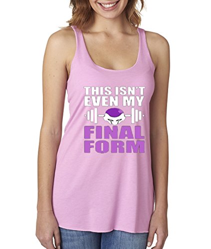 New Way 351 - Women's Tank-Top This Isn't Even My Final Form Frieza Dragon Ball Z Medium Lilac Pink