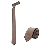 Jnjstella Cotton Solid Skinny Men's Necktie 2