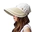 Jemis Women's X-Large Brim Sun Visor (Beige)