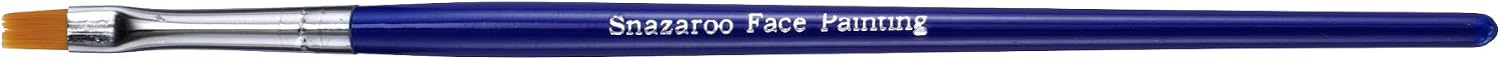Snazaroo 1192030 Blue Flat face Paint Brush-1 Pc, Unit, Standard