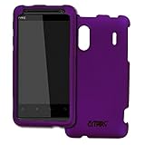 EMPIRE Purple Rubberized Hard Case Cover for Sprint HTC EVO Design 4G