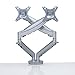 Kanto DMG2000 Dual-Monitor Desktop Mount for 17-inch to 27-inch Displays – Silverthumb 1