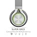 AILIHEN C8 Headphones Wired, On-Ear Headphones with Microphone and Volume Control, Corded 3.5mm Headset for Boys Girl School Smartphones Chromebook Laptop Computer Tablets Airplane Travel (Grey/Green)