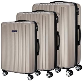 American Traveler New York Series Ultra Lightweight 3-Piece Luggage Set