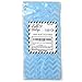 Gift Boutique 100 Light Blue Cellophane Bags with Twist Ties for Baby Shower Boy Favor Goodie Bags in Polka Dot, Stripes and Chevron Design