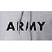 zerogravitee ARMY Hooded Pullover Sweatshirt in Sport Grey - Medium