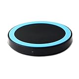 Esharing New Portable Qi Wireless Power Charger Charging Pad For Samsung Galaxy S9/S9 Plus,Perfect For Home Office and Travel (Blue)
