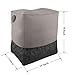 BONAIR OUTFITTERS Simpletravel Inflatable Travel Leg Rest Pillow for Foot Rest on Airplanes, Trains, Buses, Cars, and Make a Flat Bed for Kids and Toddlers