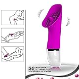 Tongue Vibrate Toy Oral Tongue Simulator, Waterproof 30 Frequency Vibration Wand, Multi Speed Sucking Toy for Female