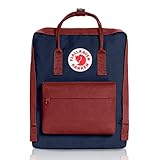 Fjallraven - Kanken Classic Pack, Heritage and Responsibility Since 1960, One Size,Royal Blue/Ox Red