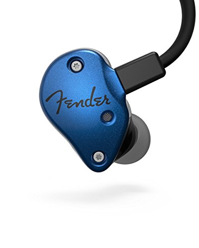 Fender FXA2 Professional In-Ear Monitor Headphones, Blue