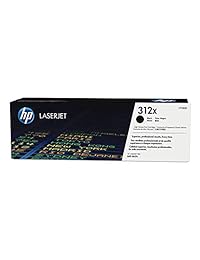 HP 312X (CF380X) cartucho de tóner negro, de alto rendimiento, original LaserJet.