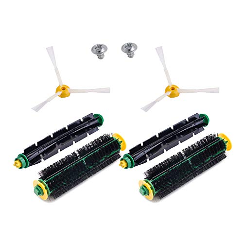 Neutop Replacement Brush Parts Accessories for iRobot Roomba 500 Series 510 520 555 560 562 563 570 581 and Professional Series 610 (2 Bristle Brushes, 2 Beater Brushes, 2 Side Brushes, 2 Screws). Neutop Replacement Brush Parts Accessories for iRobot Roomba 500 Series 510 520 555 560 562 563 570 581 and Professional Series 610 (2 Bristle Brushes, 2 Beater Brushes, 2 Side Brushes, 2 Screws).