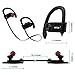 [Limited time offer 24h]Bluetooth Headphones, iXCC Bluetooth 4.0 Wireless Stereo Headset In-ear Noise Cancelling Sweatproof Sport Earbuds with Mic for Smartphones - Black