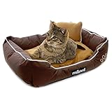 Milliard Bolstered Pet Bed with Pillow - 24x20x7in