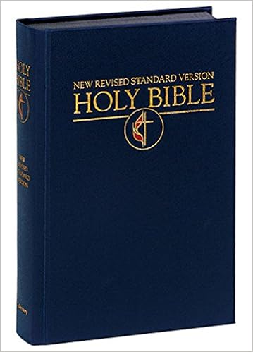 Cokesbury Nrsv Pew United Methodist Edition Bible Cross Flame