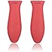 Crucible Cookware Silicone Hot Handle Holders (Red, 2-Pack Large)