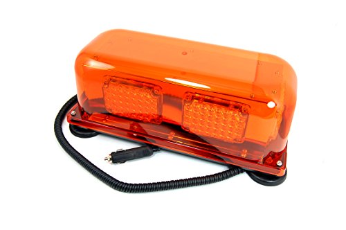 Amber Colored Magnetic Mount Flashing Mini LED Light Bar