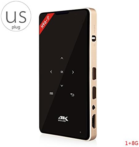 Terowa H96-P Android 6.0 Projector Home Theater Projector 1GB+8GB WiFi Amlogic 2.4/5GHz DLP RGB LED Projector