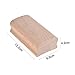 ammoon 12 Arc Radius Wood Fingerboard Fretboard Fret Leveling Sanding Polished Block for Electric/Acoustic Guitar Bass Luthier Tools 13.2 6.5cm
