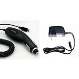 2-in-1 Bundle Combo SOGA® For LG Ultimate 2 L41C / Realm Accessory - Travel Home Wall+Vehicle Micro USB Car Charger