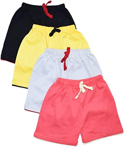 NammaBaby Tinchuk Shorts Nekar Set of 4 Solid Color for Your Little Cool Dude Pack of 4 Shorts Blue