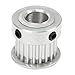 uxcell Aluminum 20T 10mm Bore 3mm Pitch Timing Belt Pulley with Bearing for 10mm Belt