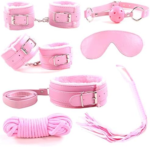 Hirio1 Female's B-DS-M Ḅṑnḋ-ḁge Ḇṑṻṋḏ Ṛḙṥṭ-raints Set Kits Outfits Ḡḁḡ Ẇḫḯṕ Beginners (Color : Pink)