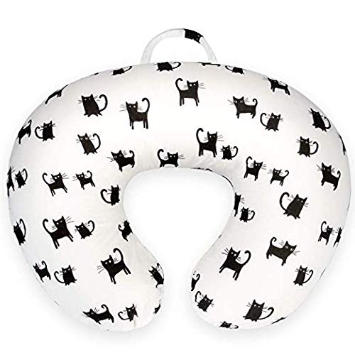 Nursing Pillow Covers- Nursing Pillow Slipcovers for Breastfeeding Moms,Ultra Soft Snug Fits On Infant Nursing Pillow,Cats Pattern