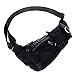 Kawei Knight Sling Bag Small Backpack Crossbody Shoulder Bag Sling Pack Black