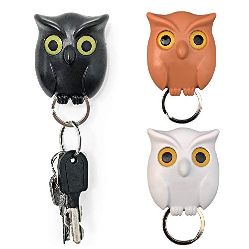 WEIHUIMEI-Night-Owl-Schlsselanhnger-Halter-Cool-Home-Decor-Ungewhnliche-Wanddekoration-Einzigartiges-Geschenk-fr-Home-Office-Dekoration