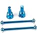 SkyQ 1/18 WLtoys Upgrade Parts Alloy Universal Joint Cup & Shaft Dogbone Transmission Shaft for A949 A959 A969 A979 K929 Blue