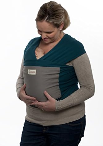 Maman Kangourou Amerigo Stretchy Wrap Baby Carrier, Fiji Grey