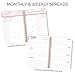 bloom daily planners 2019-2020 Academic Year Day Planner - Passion/Goal Organizer - Monthly and Weekly Dated Calendar Agenda Book - (August 2019 - July 2020) - 6 x 9 - Color Blocking Marble