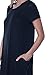 Alexander + David A+D® Womens Casual Jersey Shortslv Swing Tunic Dress w/Pockets (Black, Small)