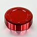 Aluminium Reservoir Cap Round Front Brake Red