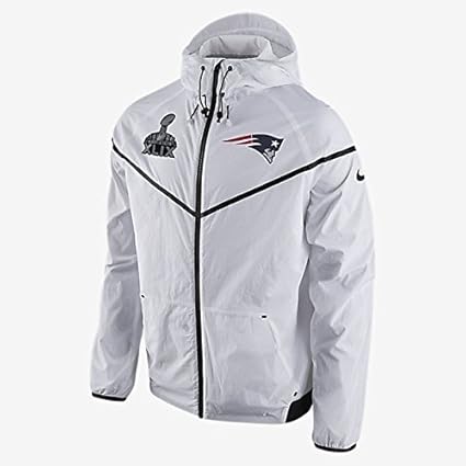 New England Patriots Super Bowl Xlix Tech Windrunner Windbreaker Jacket Size Large Jackets Amazon Canada