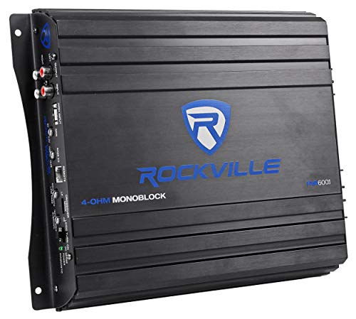 3 Rockville+RV8+2A+Subwoofer+Enclosure+Amplifier