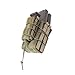 High Speed Gear | X2RP Magazine Taco Pouch| MOLLE Compatible Backing | Holds 2 Rifle Magazines and 1 Pistol Magazine (Olive Drab)