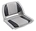 Wise 8WD139 Series Molded Fishing Boat Seat with Marine Grade Cushion Pads, Grey Shell, Grey/Charcoal Cushion primary