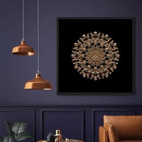 Floating Framed Canvas Wall Art for Living Room, Bedroom Runner Canvas Prints for Home Decoration Ready to Hang - 16x16 inches