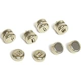 6 Silver Plated Magnetic Mag-Lok Bead Clasps